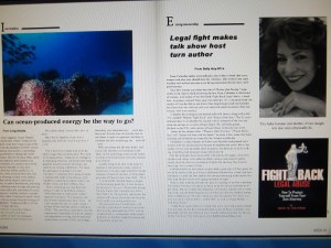 Rose Colombo's award winning book featured in prestigious worldwide magazine!