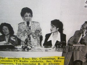 Rose Colombo, author, Legal Activist Receives Award from Media Breakfast Club; author, Radio Host